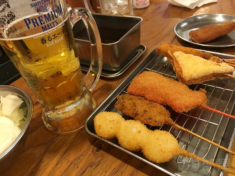 串カツ田中。croukaさんと飲みでした。 いやー、楽しかったね~ って話。