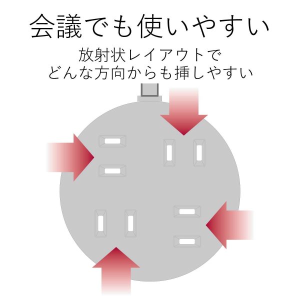 エレコム 電源タップ flecc orbe 4個口 T-NFL02-2410というのもある。　このコンセント良さそう！エレコム 電源タップがオシャレ&機能的でスタイリッシュで欲しい！【flecc barra&flecc orbe】