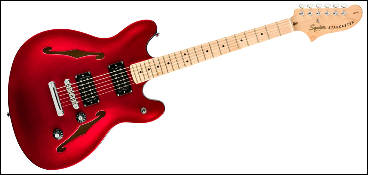 SQUIER ( スクワイヤ ) / Affinity Series Starcaster squier affinityのギターが安くてカッコイイ！初心者にオススメのギター！！【スクワイヤ】