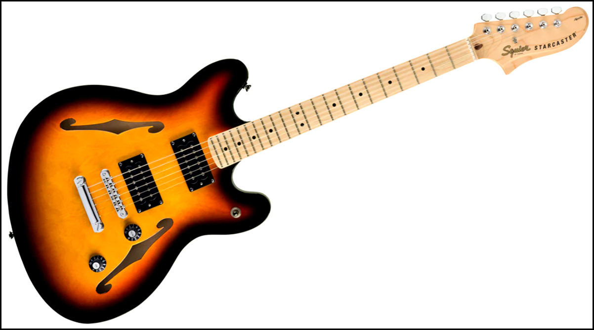 SQUIER ( スクワイヤ ) / Affinity Series Starcaster squier affinityのギターが安くてカッコイイ！初心者にオススメのギター！！【スクワイヤ】