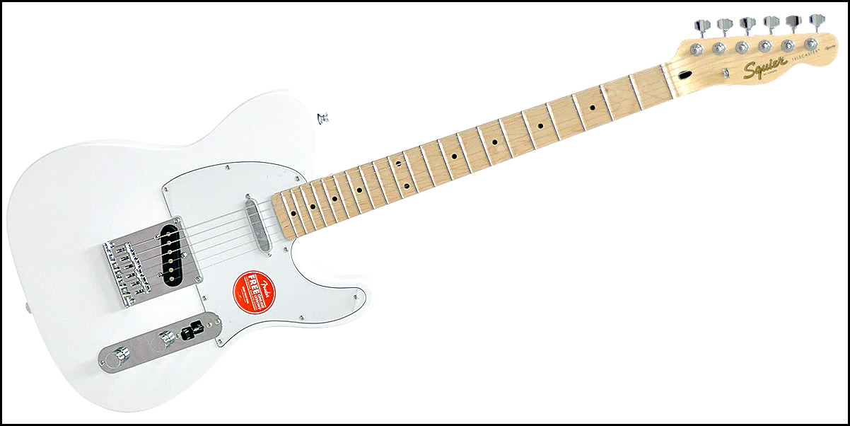 SQUIER  スクワイヤ  / Affinity Telecaster テレキャスター が安くてカッコイイ！ squier affinityのギターが安くてカッコイイ！初心者にオススメのギター！！【スクワイヤ】
