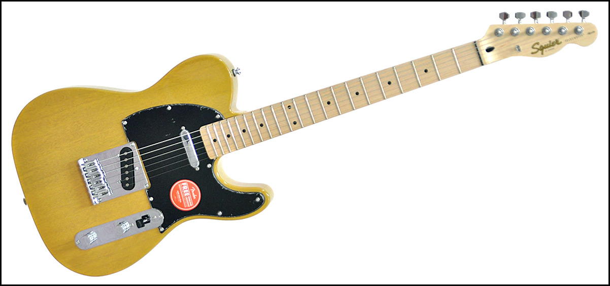SQUIER  スクワイヤ  / Affinity Telecaster テレキャスター が安くてカッコイイ！ squier affinityのギターが安くてカッコイイ！初心者にオススメのギター！！【スクワイヤ】