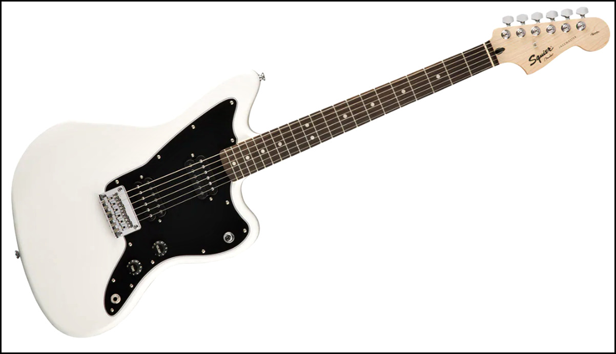 SQUIER ( スクワイヤ ) / Affinity JazzMaster HH Arctic Whiteが安くてカッコイイ！ squier affinityのギターが安くてカッコイイ！初心者にオススメのギター！！【スクワイヤ】