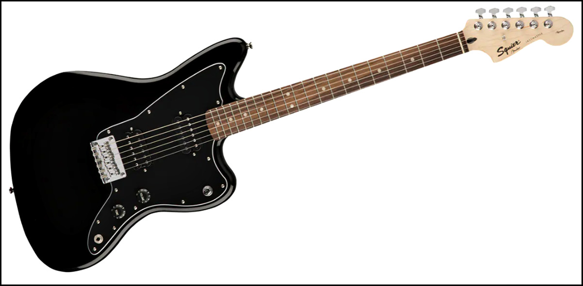 SQUIER ( スクワイヤ ) / Affinity JazzMaster HH Laurel Blackが安くてカッコイイ！ squier affinityのギターが安くてカッコイイ！初心者にオススメのギター！！【スクワイヤ】