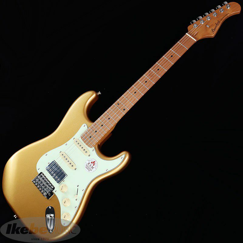 バッカスのギターがカッコイイのに安い!UNIVERSE Seriesのローステッドメイプルネックが良さそう! UNIVERSE Series IKEBE ORIGINAL BST-2-RSM/M (GOLD)