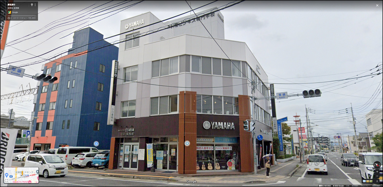 ヤマハハ大人の音楽教室の場所は佐賀県にあるヤマハさんでした。